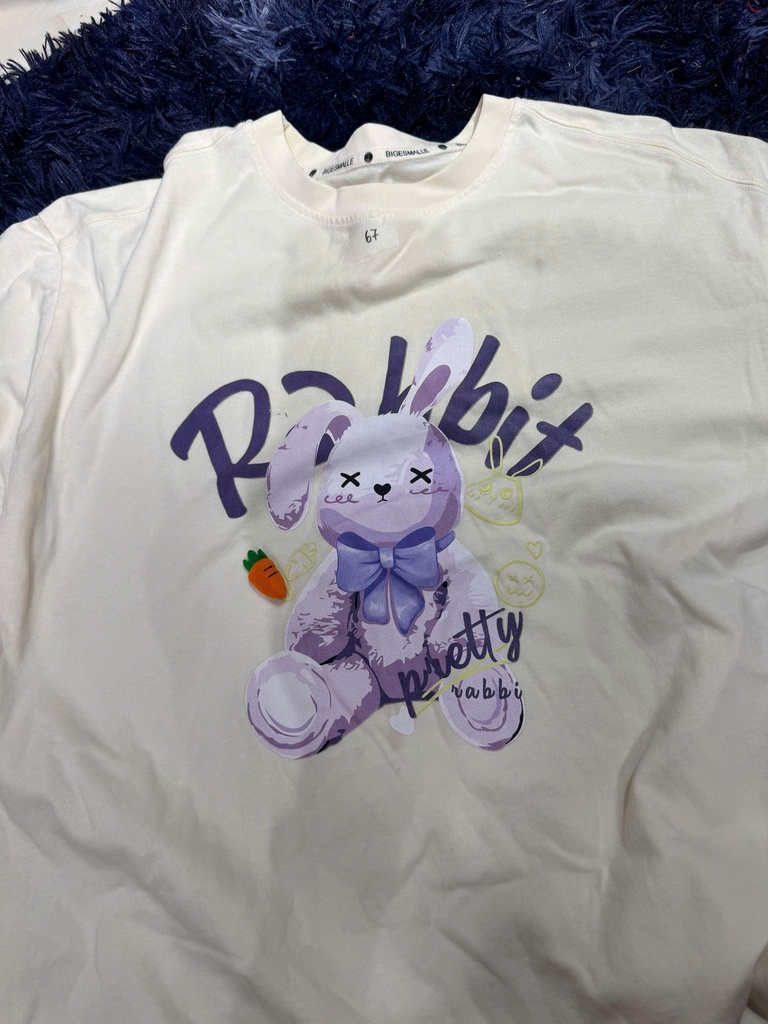 ÁO PHÔNG TRẮNG THỎ VY