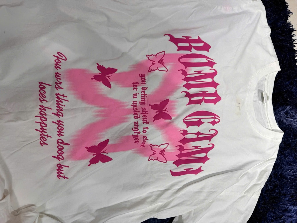 ÁO PHÔNG TRẮNG HỌA TIẾT CÁNH BƯỚM VY