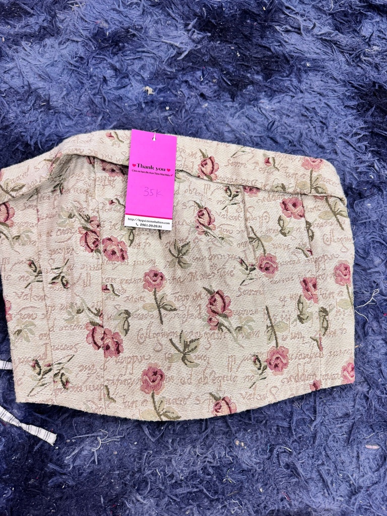 ÁO CUP NGỰC HOA NHÍ ANH