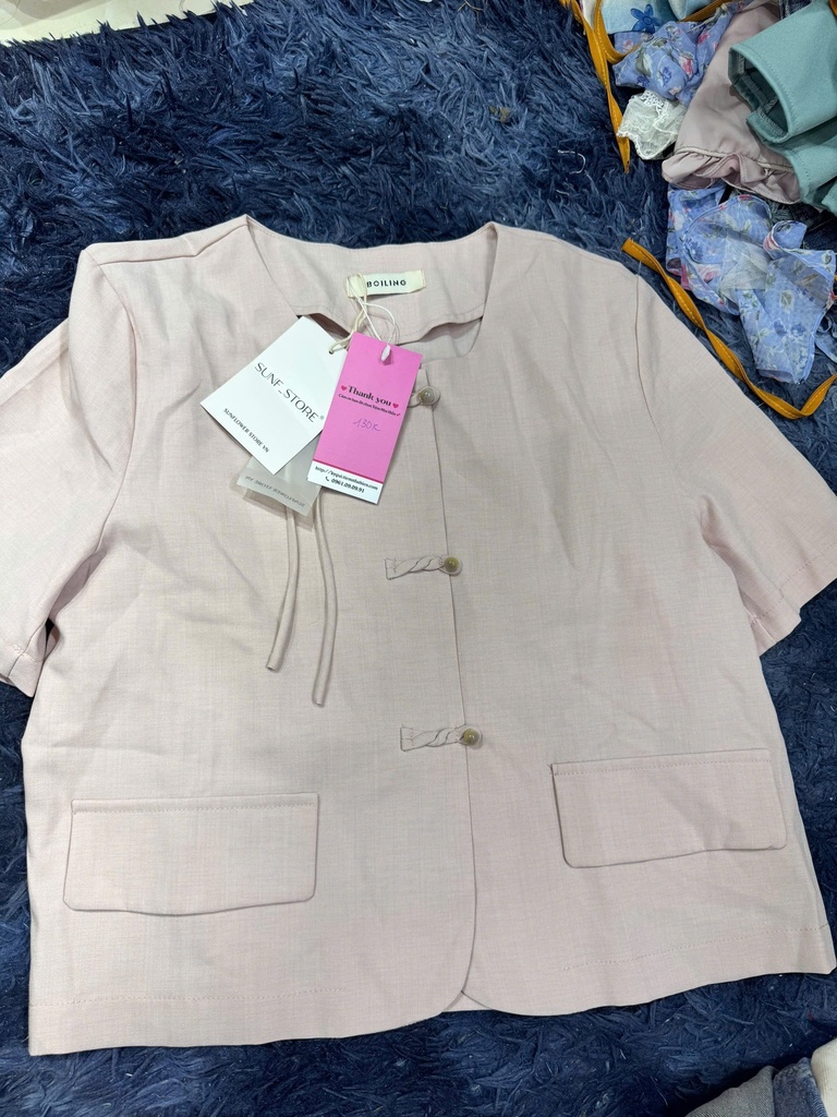 ÁO HỒNG KIỂU VAN