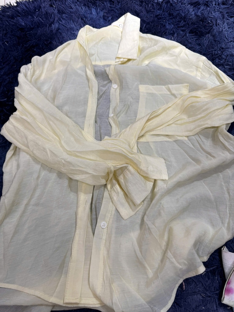 ÁO SƠMI VÀNG MỎNG NMPHUONG