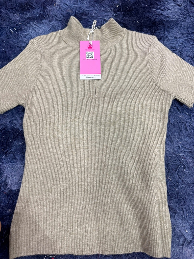 ÁO LEN NÂU CỘC TAY VTRINH