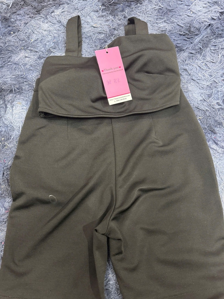 SET BỘ ĐEN -ÁO 2 DÂY 