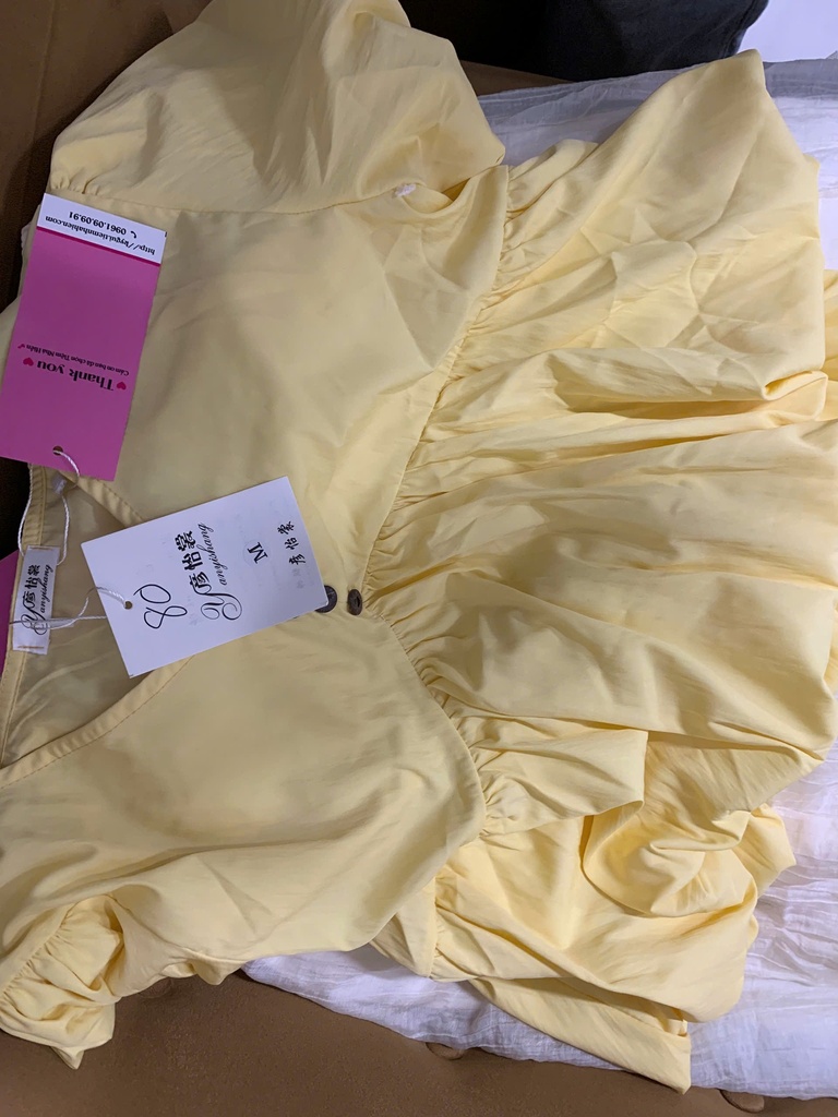 ÁO BABYDOLL VÀNG THUY