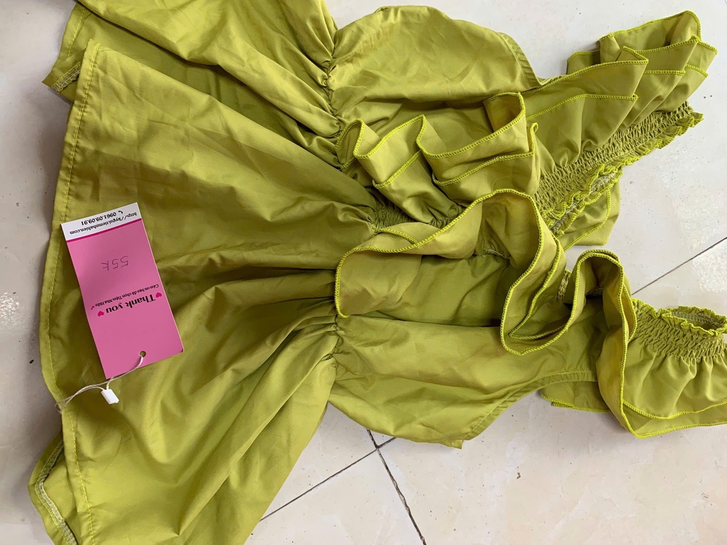 ÁO XANH SÁT NÁCH CỔ BÈO NTKDUNG