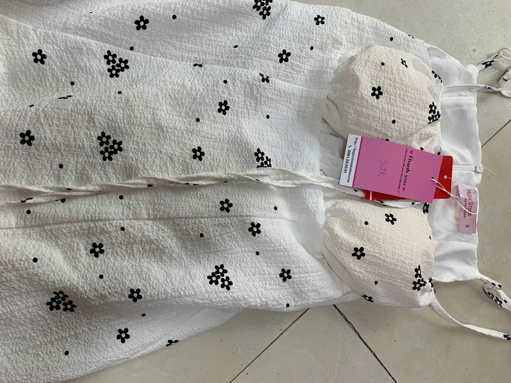 VÁY TRẮNG HOA NHÍ NTKDUNG