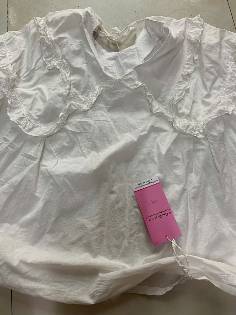 ÁO SƠMI TRẮNG CỔ BÈO NTKDUNG