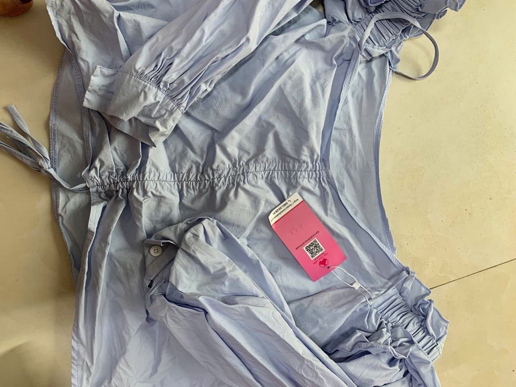 ÁO TRỄ VAI XANH DƯƠNG NTKDUNG