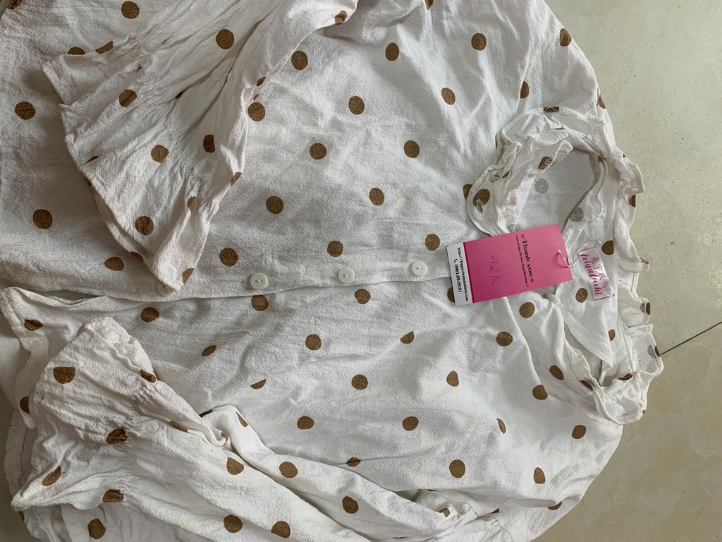 ÁO SƠMI CHẤM BI NTKDUNG