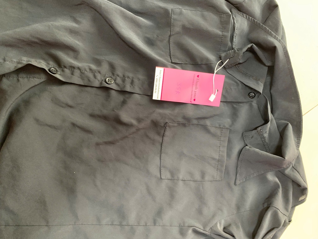 ÁO SƠMI ĐEN NTKDUNG