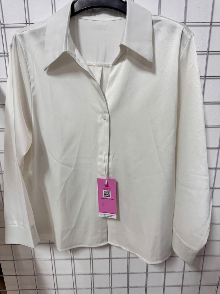 ÁO SƠMI LỤA TRẮNG DTPTHAO