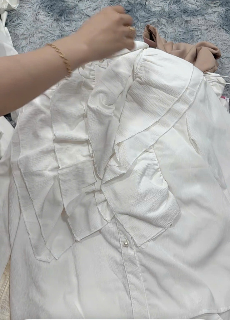 ÁO SƠMI TRẮNG BÈO DTPTHAO