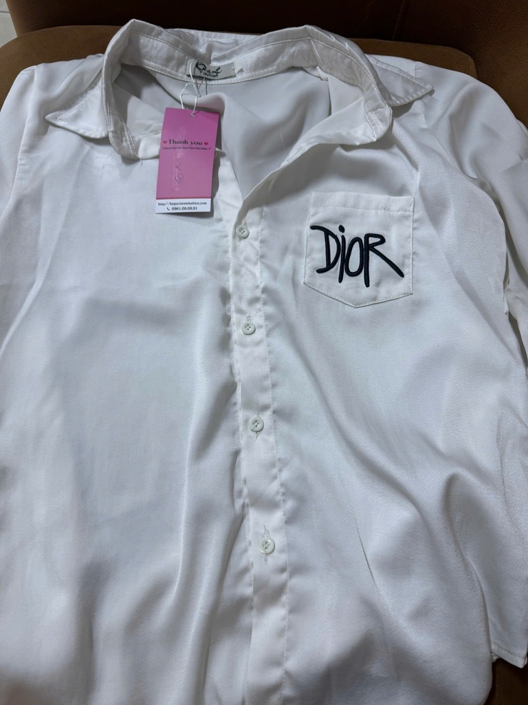 ÁO SƠMI TRẮNG DIOR HTTHAO