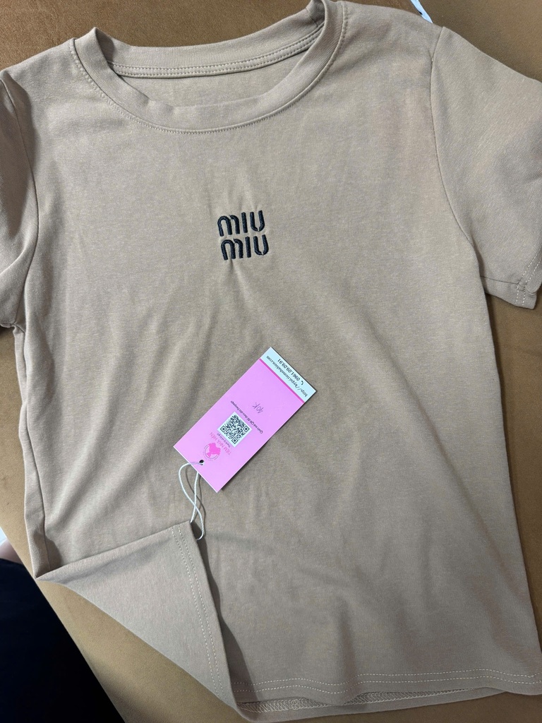 ÁO PHÔNG MIUMIU NÂU TKLINH