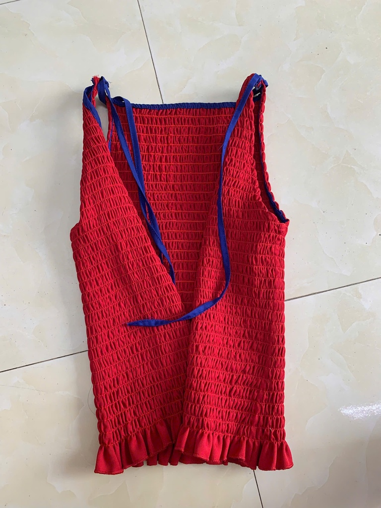 ÁO YẾM ĐỎ NHÚN LINH0618