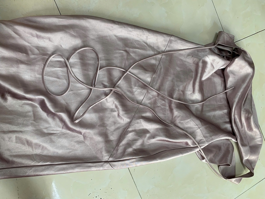 VÁY LỤA HỒNG ĐẤT LINH0618