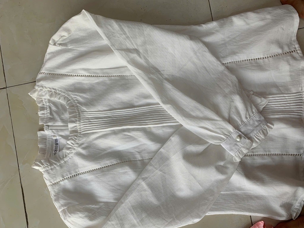 ÁO SƠMI TRẮNG CÚC NGỌC NTLINH