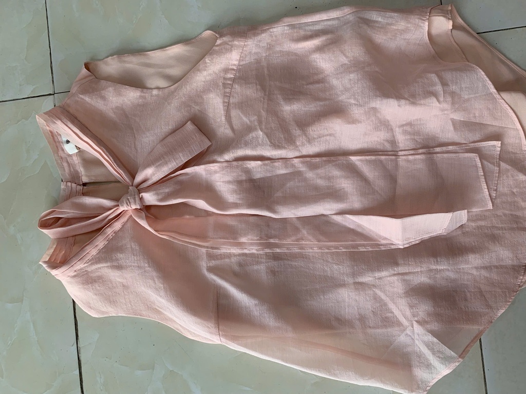 ÁO SƠMI HỒNG SÁT NÁCH NTLINH