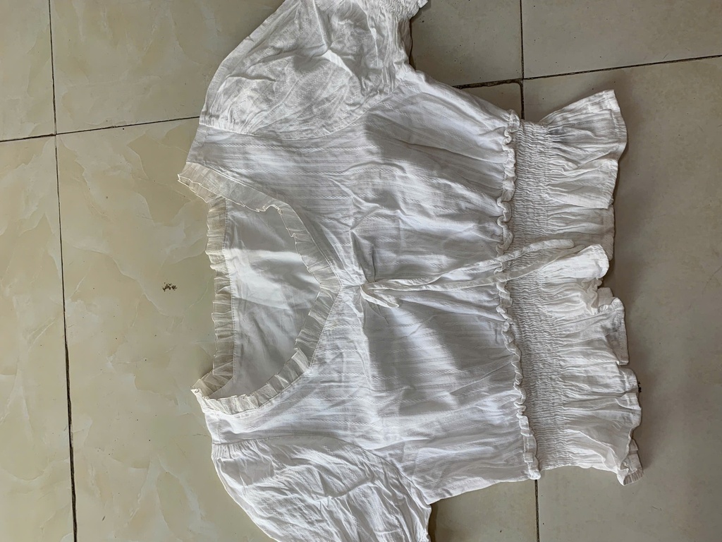 ÁO SƠMI TRẮNG CROTOP NTLINH