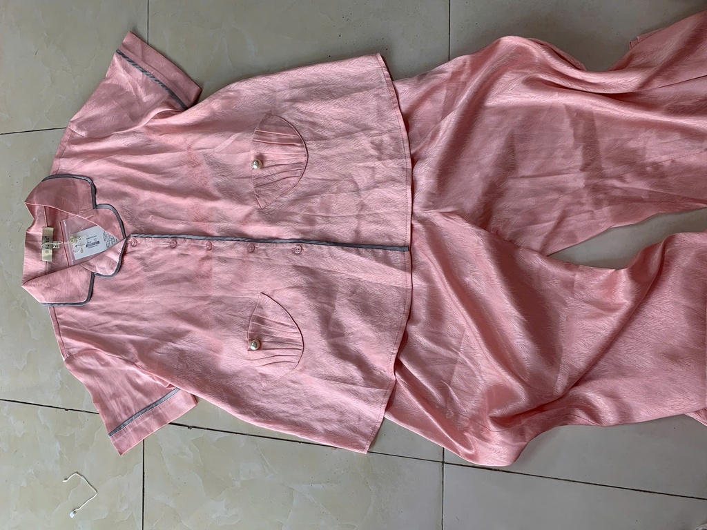 SET BỘ NGỦ LỤA HỒNG NTLINH