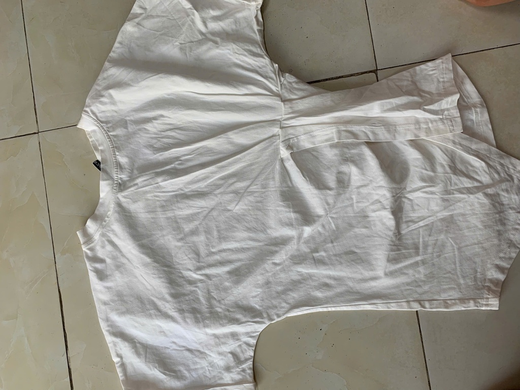 ÁO PHÔNG TRẮNG NHÚN EO NTLINH