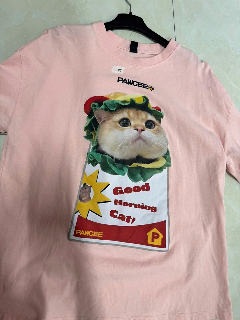 ÁO PHÔNG HỒNG MÈO VY