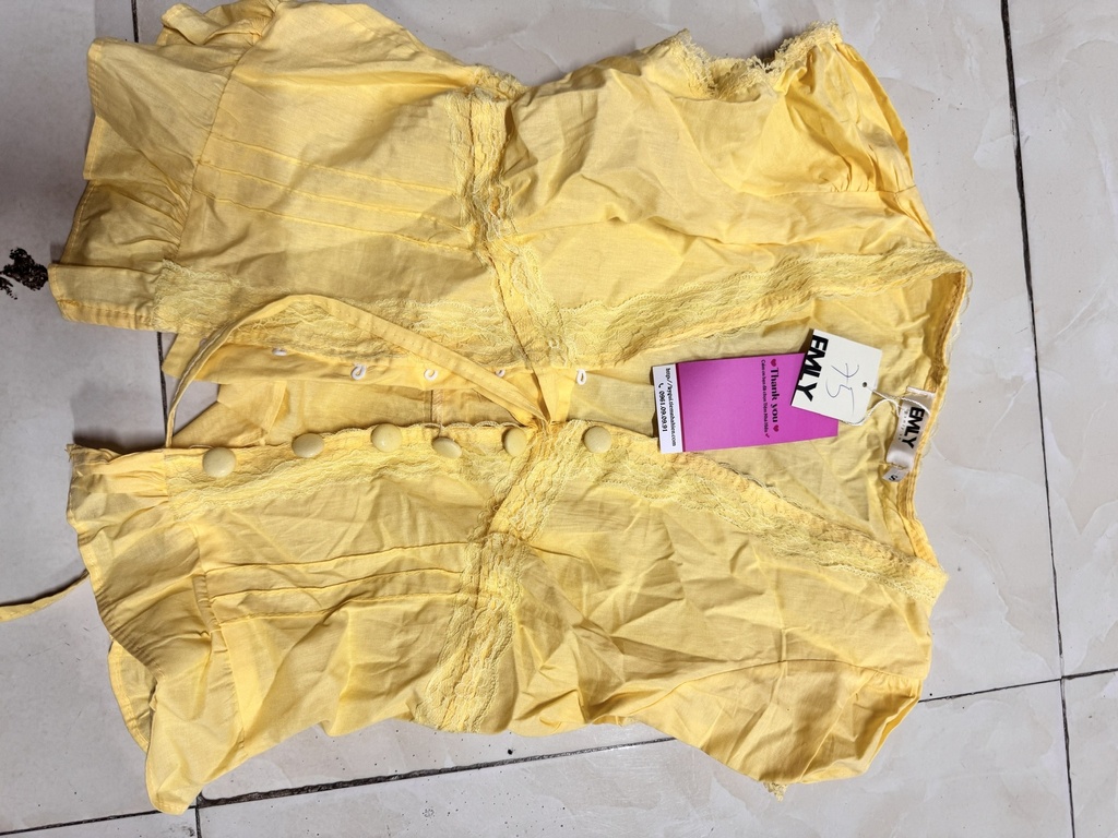 ÁO SƠMI VÀNG ĐIỆU THUY