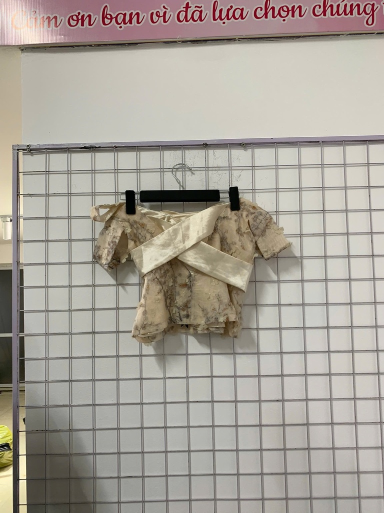 áo crt be nơ chéo 