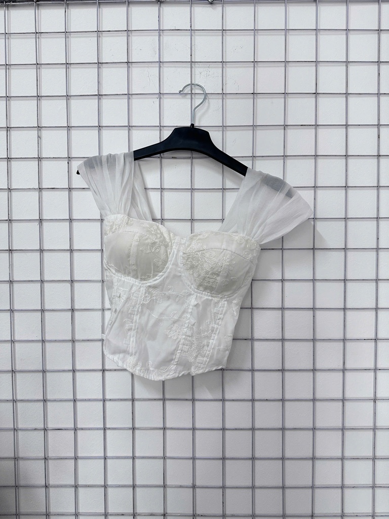 áo kiểu crt trắng