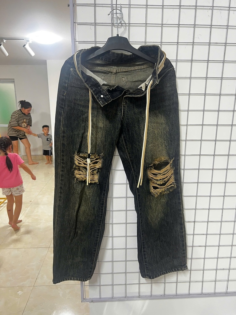 QUẦN BÒ RÁCH GỐI