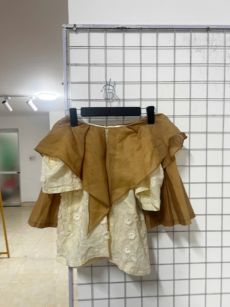 SET NÂU PHỐI TRẮNG REN