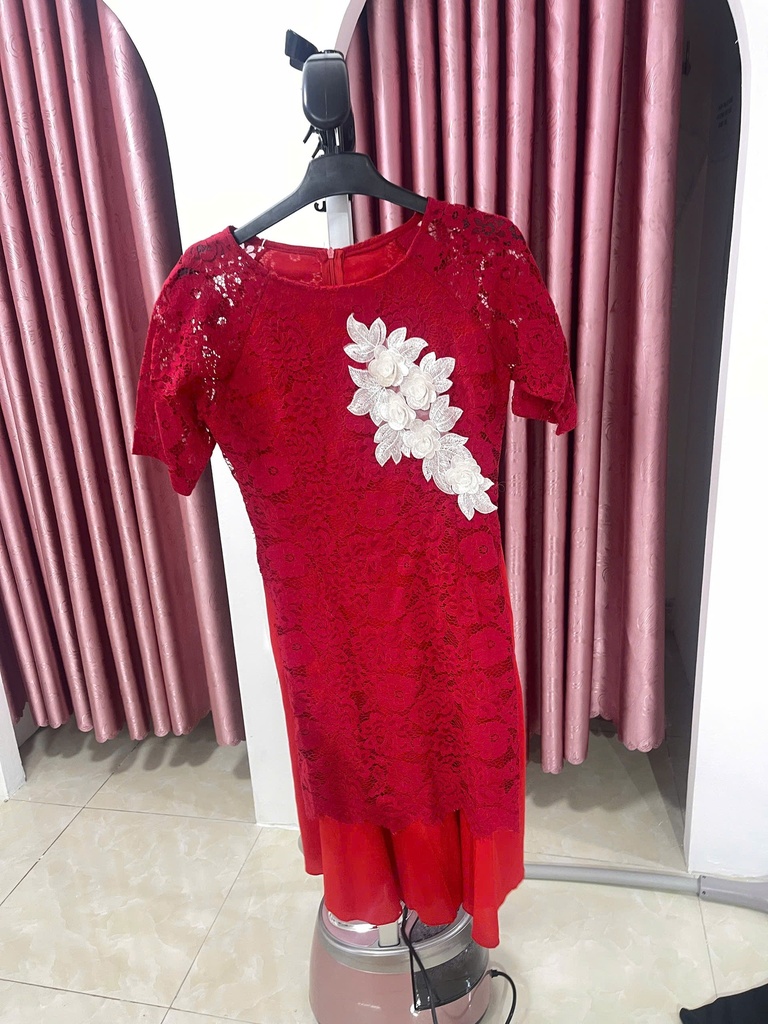 áo cách tân đỏ