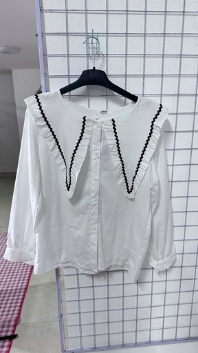 áo sơ mi đũi kem