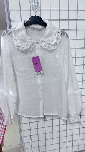 sơ mi trắng cổ lỗ 