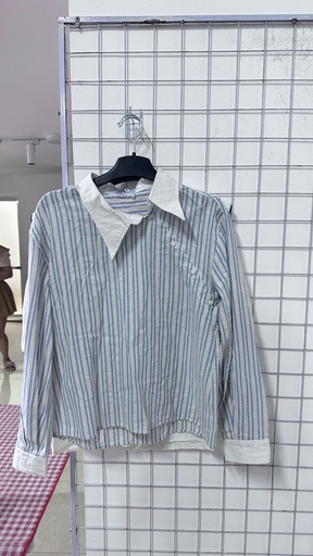 áo sơ mi kẻ xanh