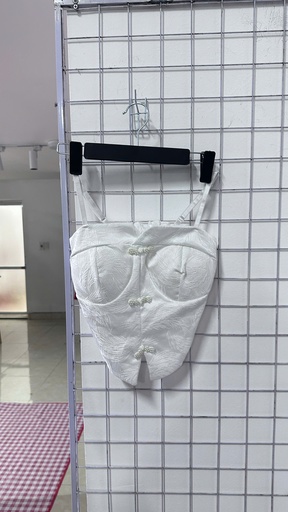 áo crt 2 dây trắng