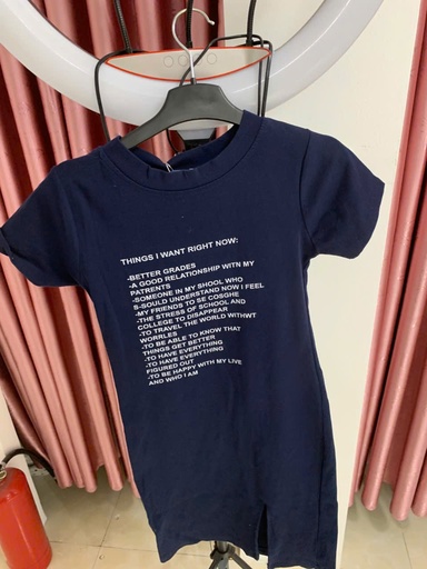 váy xanh than phông