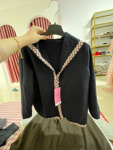 ÁO KHOÁC LEN XANH THAN