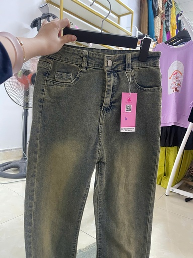 quần bò ống loe 