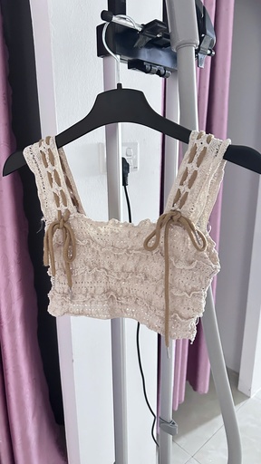 áo crt 2 dây lưới