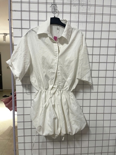 set liền áo kèm cv bí trắng 