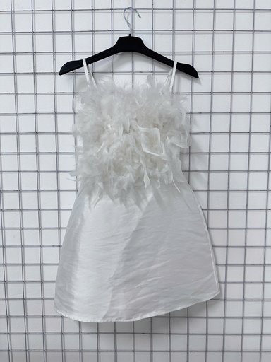 váy 2 dây lông vũ