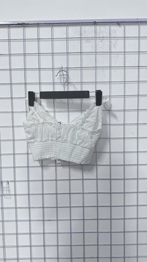 áo 2 dây crt trắng