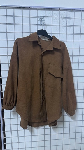 áo somi len tăm nâu