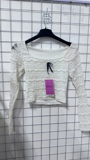 áo crt trắng tay dài 