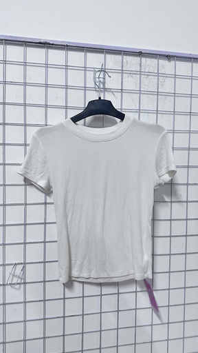 áo crt trắng cộc tay 