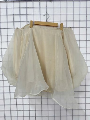 áo trễ vai kem ngọc