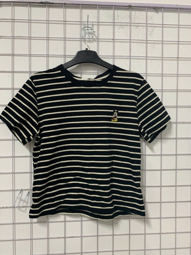 áo phông kẻ ko cổ