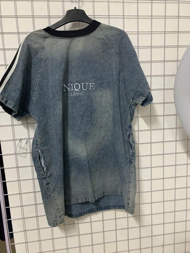 váy phông xuông bò xanh