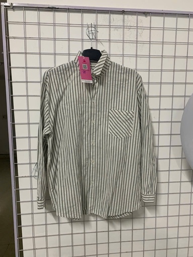 áo somi trắng kẻ xám